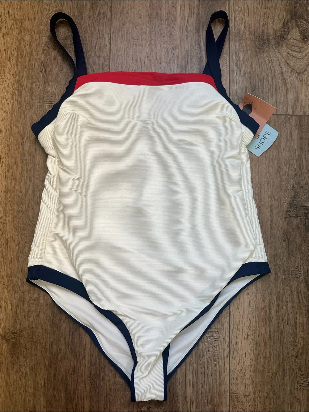 NWT! Shade & Shore Swimsuit, One Piece, Vacation, USA, Summer, L (12/14)
